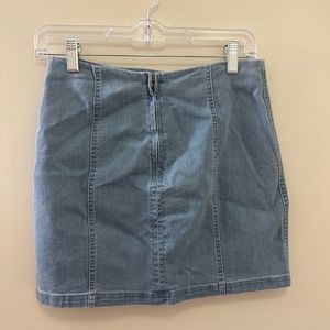 Stretchy Jean Mini Skirt!